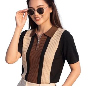 Polo Cotton Blend T-Shirt for Women