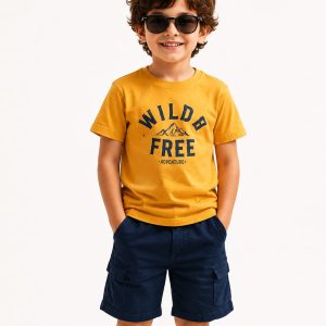 Yellow kids T-shirt