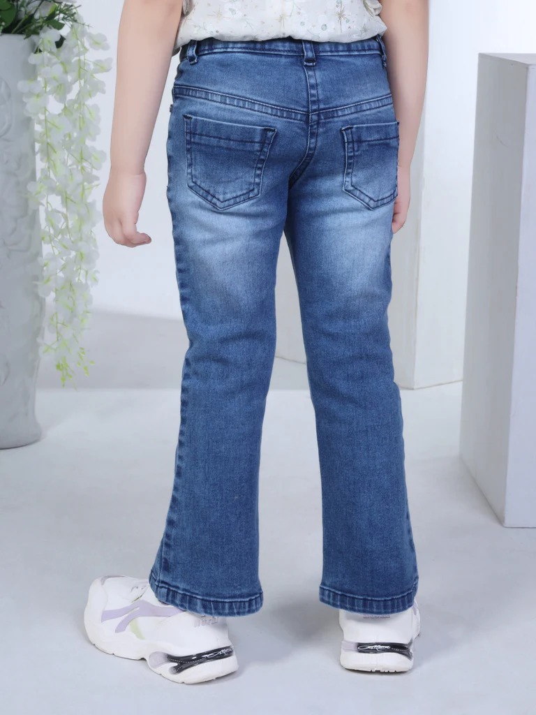 Girls Western Jeans Full Length Pant - Image 3