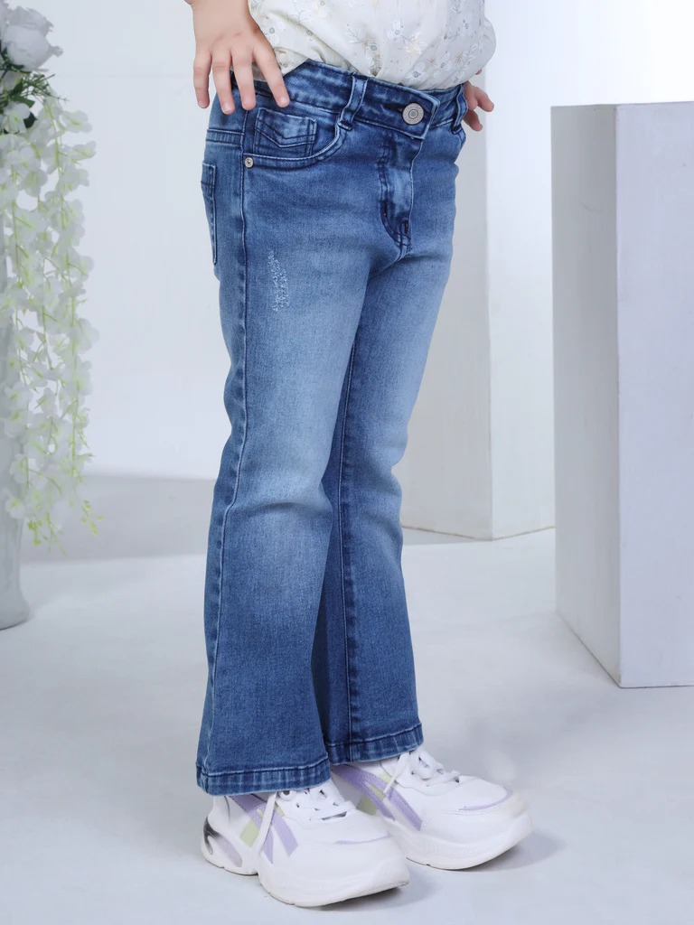 Girls Western Jeans Full Length Pant - Image 6