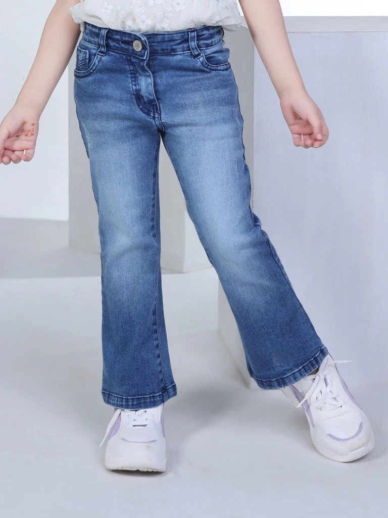 Girls Western Jeans Full Length Pant - Image 4